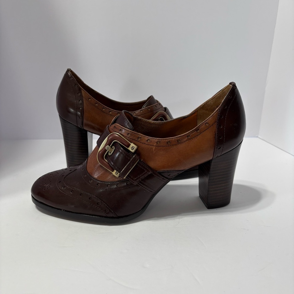 Circa Joan & David Brown
Leather High Heels Buckle
Bootie‎ Pumps Size 10M Shoes